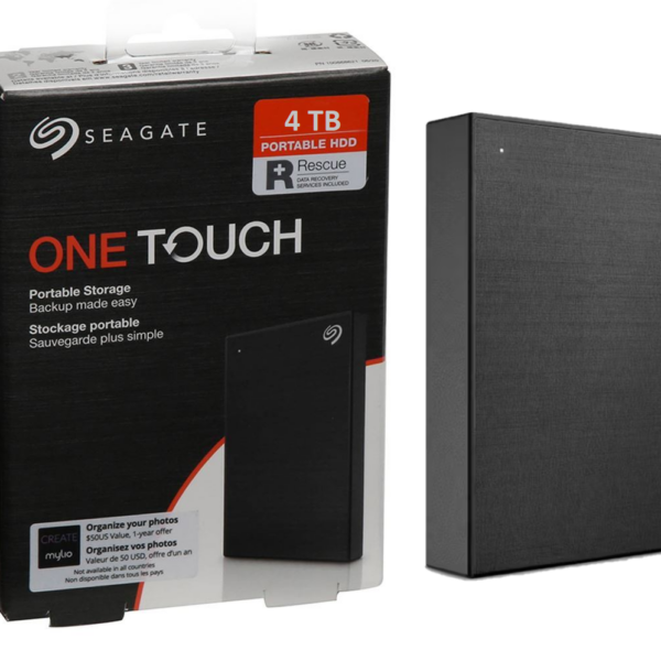 Ormocnet Seagate 2.5 4TB One Touch Slim Black STKZ4000400