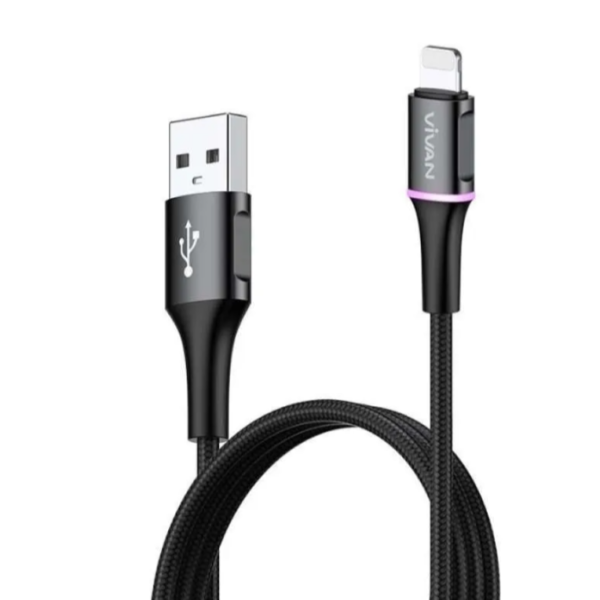 VIVAN VDL200 LIGHTNING DATA CABLE BLACK