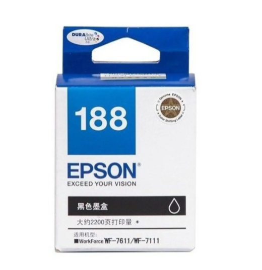 EPSON C13T188190 BLACK INK CARTRIDGE