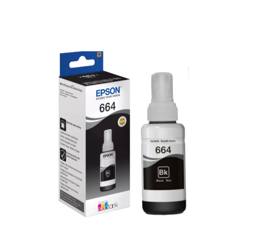 EPSON T664100 BLACK INK BOTTLE EPSON T6642 CYAN INK BOTTLE