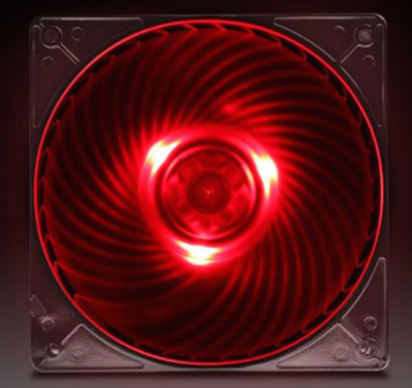SILVERSTONE AIR PENETRATOR FAN RED