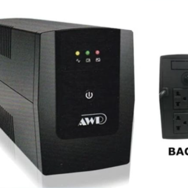AWP AID650|650VA/390W|LINE INTERACTIVE|4XUS SOCKETS|LED INDICATORS|DESK TYPE