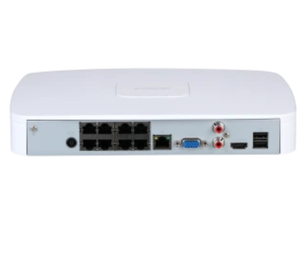DAHUA DHI-NVR4108-8P-4KS2/L LITE4/L 8CH NVR/ 1HDD/ 8POE/ SMD PLUS BY CAMERA