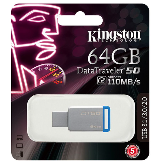 KINGSTON DATA TRAVELER 50 110MB/S 64GB
