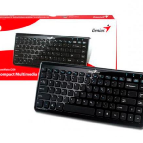 GENIUS LUXEMATE 110 USB COMPACT MULTIMEDIA WIRED KEYBOARD