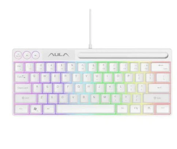 AULA F3061 MEMBRANE KEYBOARD (WHITE)