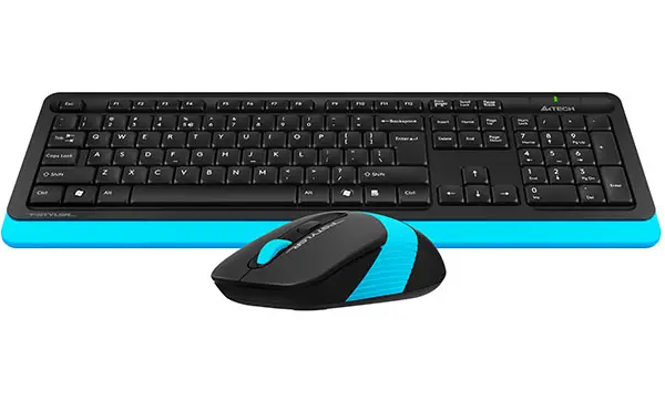 A4TECH FG1010 FSTYLER WIRELESS KAYBOARD AND MOUSE BLUE